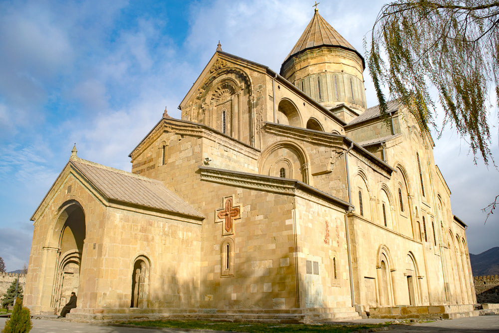 Svetitskhoveli cathedral, 20-something kilometers north of Tbilisi