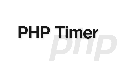 PHP Timer